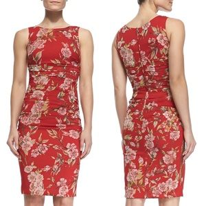 Dolce & gabbana red cherry blossom floral dress size 38 /2
